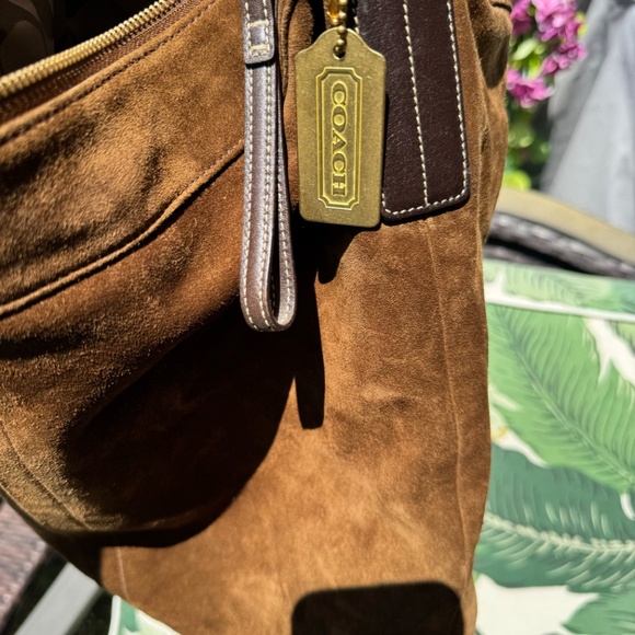 Vintage Coach Legacy XL Suede Duffle #9322 - Picture 4 of 14